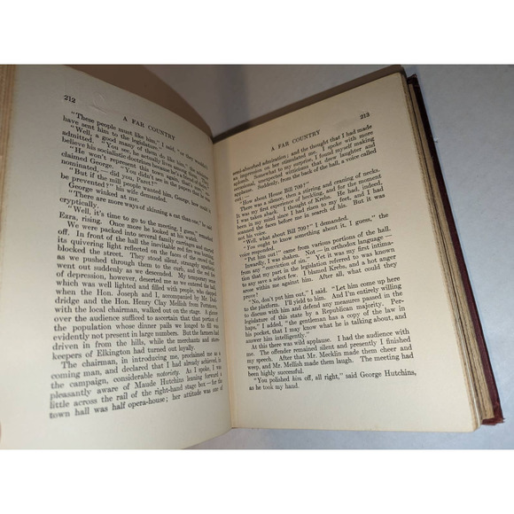 Antique 1915 A Far Country Winston Churchill HC Book Macmillan Co First Edition - Picture 10 of 12